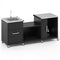Outdoor Grill Table with Sink and Drainage Heavy Duty Metal Grill Cart
