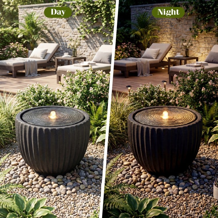 Outdoor Round Sphere Water Fountain with Pump for Garden