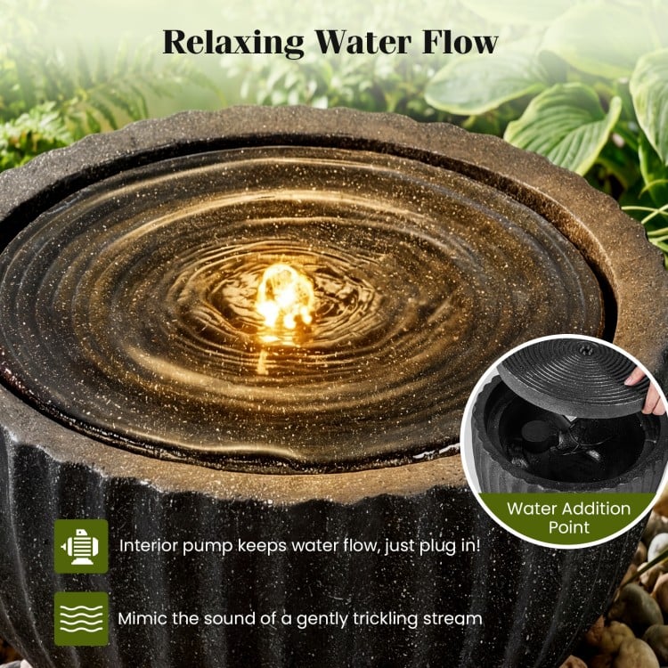 Outdoor Round Sphere Water Fountain with Pump for Garden