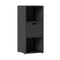 Outdoor Storage Cabinet Patio Wicker Organizer with Drawer-Black