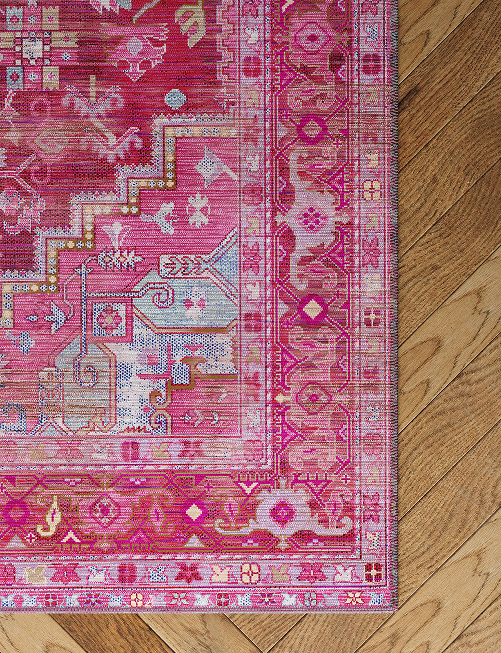 Ozana Pink Teal Rug 