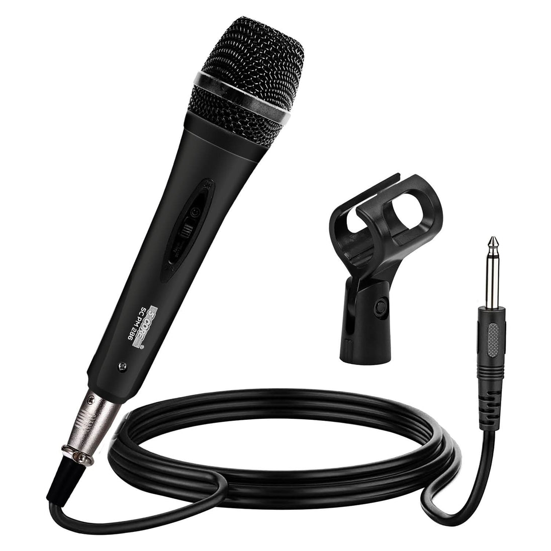 5Core Handheld XLR Dynamic Microphone – Professional Mic for Karaoke, Singing, and Studio Recording (Microfono)