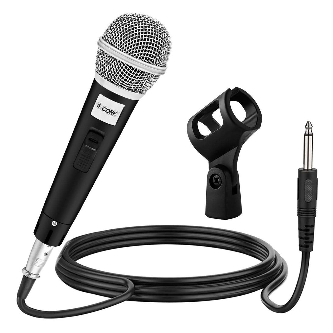 5Core Handheld XLR Dynamic Microphone – Professional Karaoke, Singing, and Studio Microphone (Microfono)