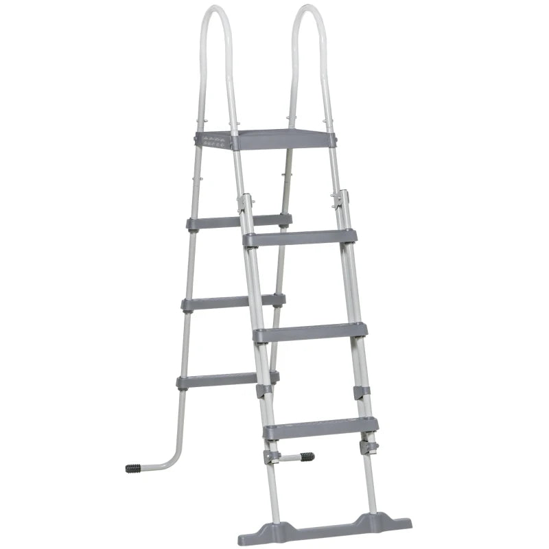 70" Above Ground Pool Ladder for 48" Pool Wall Height, Grey