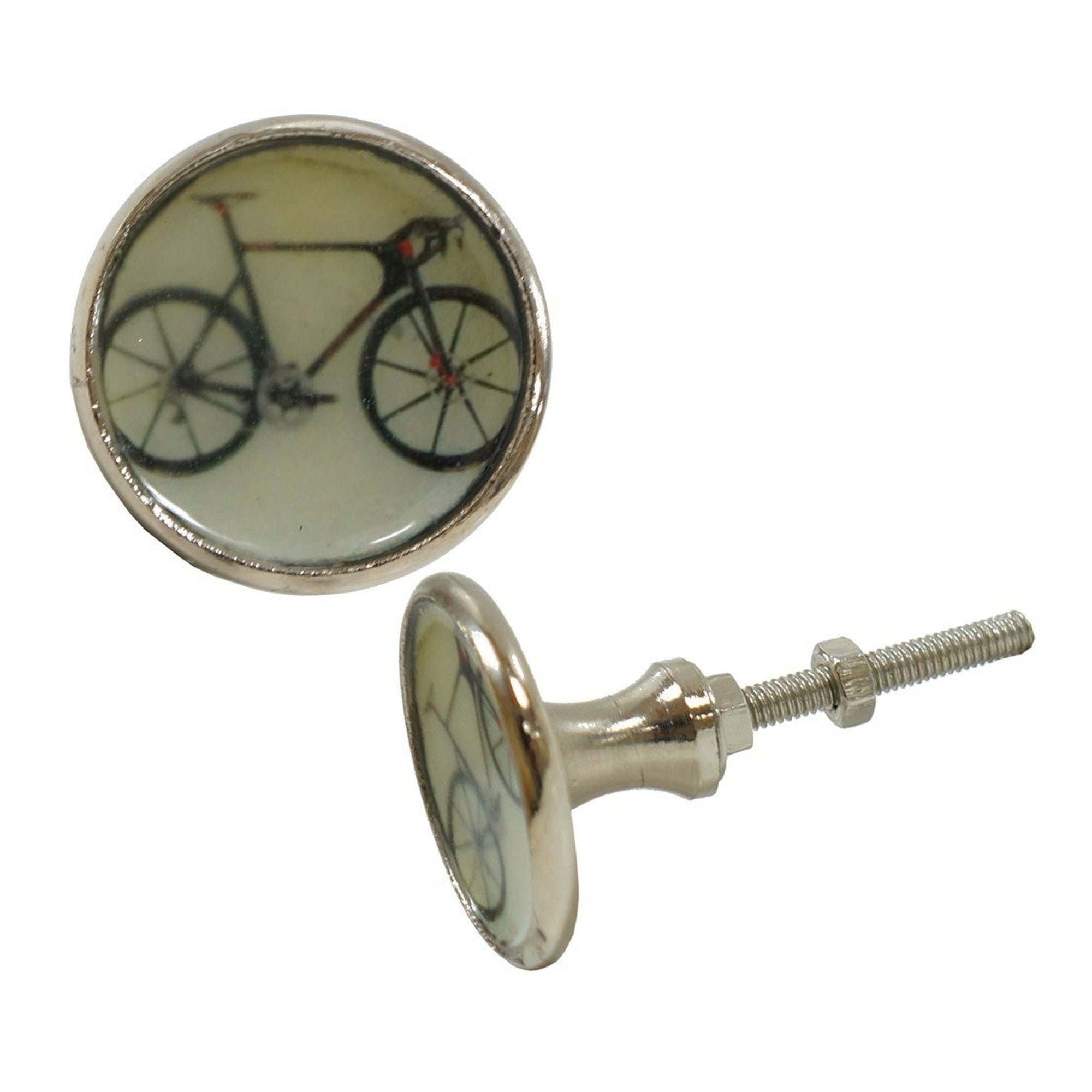 Bicycle Knob Flat Metal 1.5D 