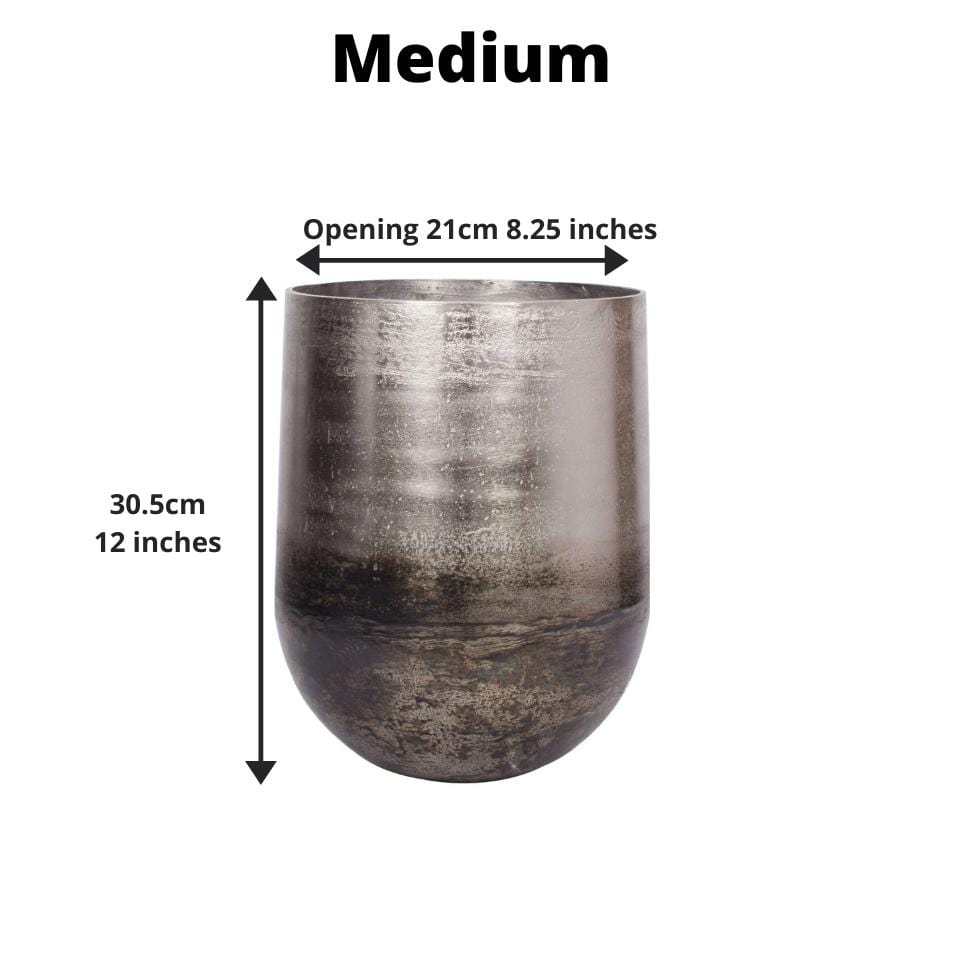 Petra - Brass Planter (Multiple Sizes) 