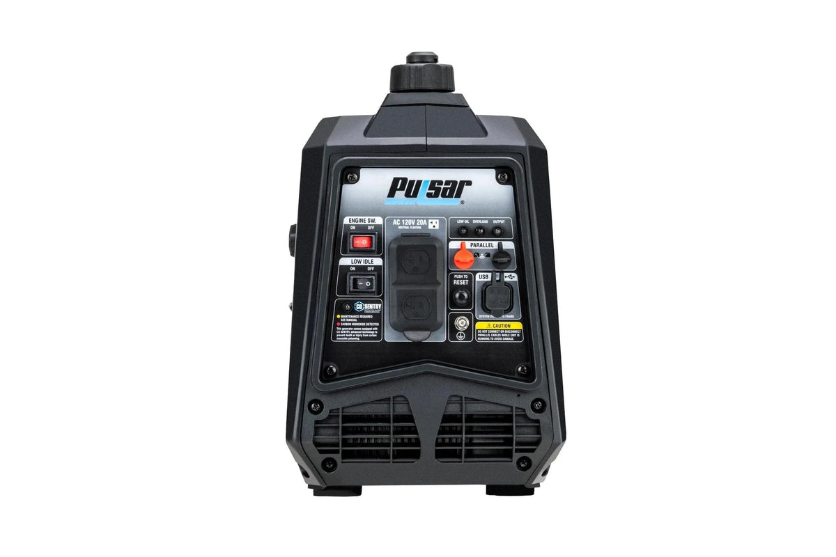 Pulsar PGD16iSCO 1600W Portable Inverter Generator – 1200W Rated, CO Sentry Sensor, Ultra-Light 24 lb