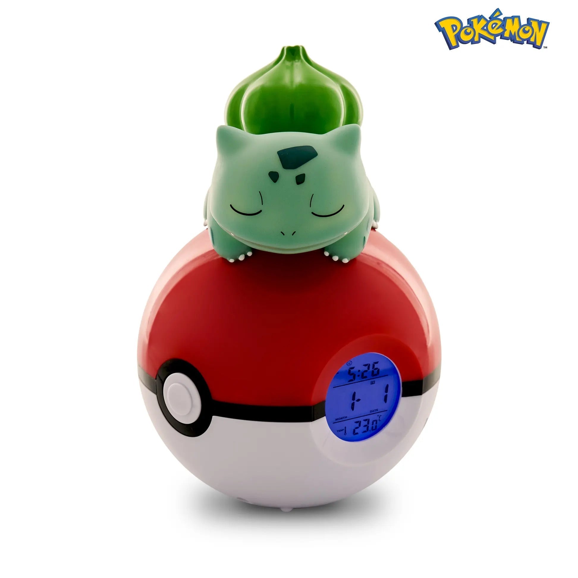 Bulbasaur Light-Up FM Alarm Clock Pokémon 