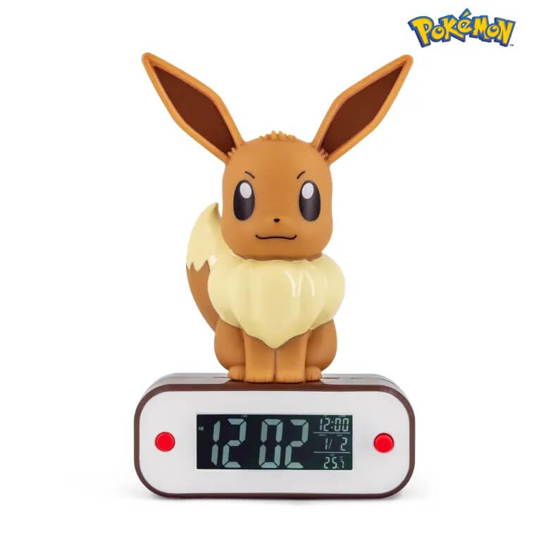 Pokémon Eevee Light-up 3D Figure Alarm Clock 