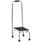 HOMCOM Metal Step Stool with Handle 1-Step Ladder Wide Anti-Slip for Outdoor Indoor