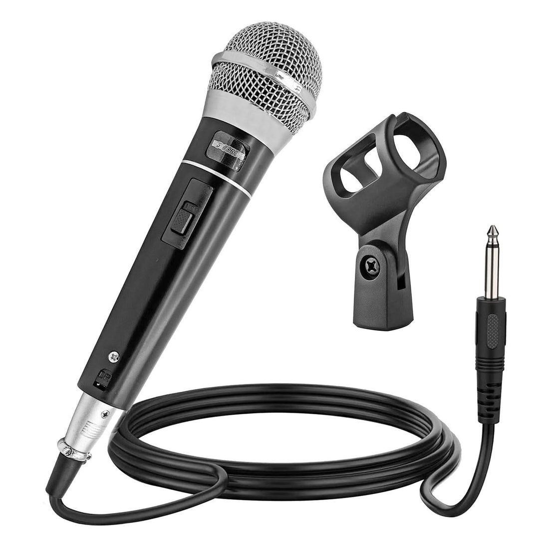 5Core Handheld XLR Dynamic Microphone – Ideal for Karaoke, Singing, and Studio Recording