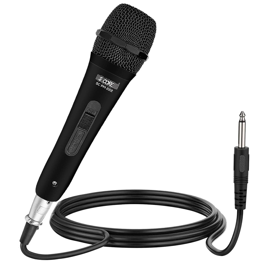 5Core Handheld XLR Dynamic Microphone – Professional Karaoke, Singing, and Studio Microphone (Microfono)