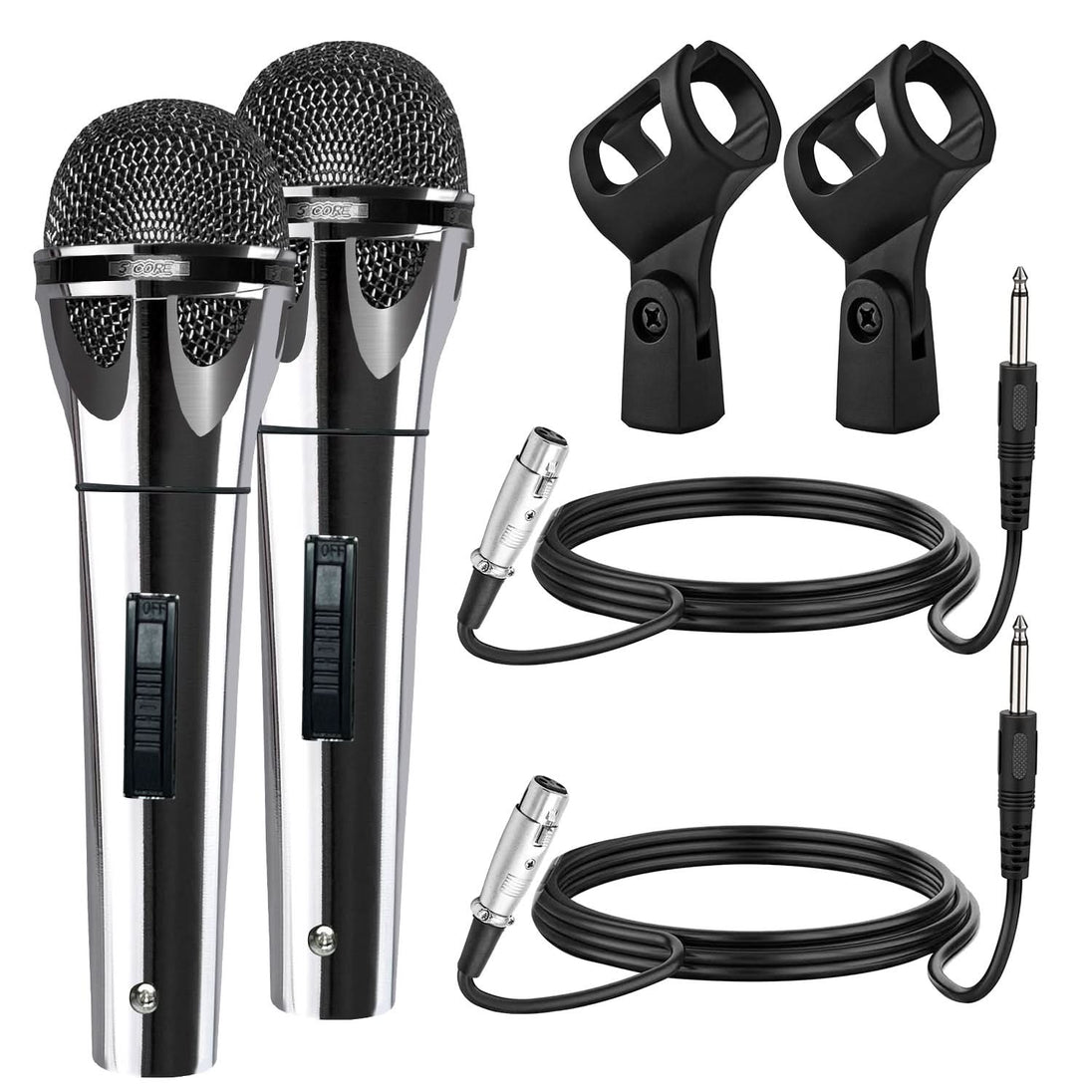 5Core XLR Microphone, Dynamic Microphone, Karaoke Mic, Singing Microphone, Studio Microphone.