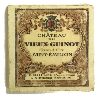 VIEUX GUINOT Set/4 Coasters 