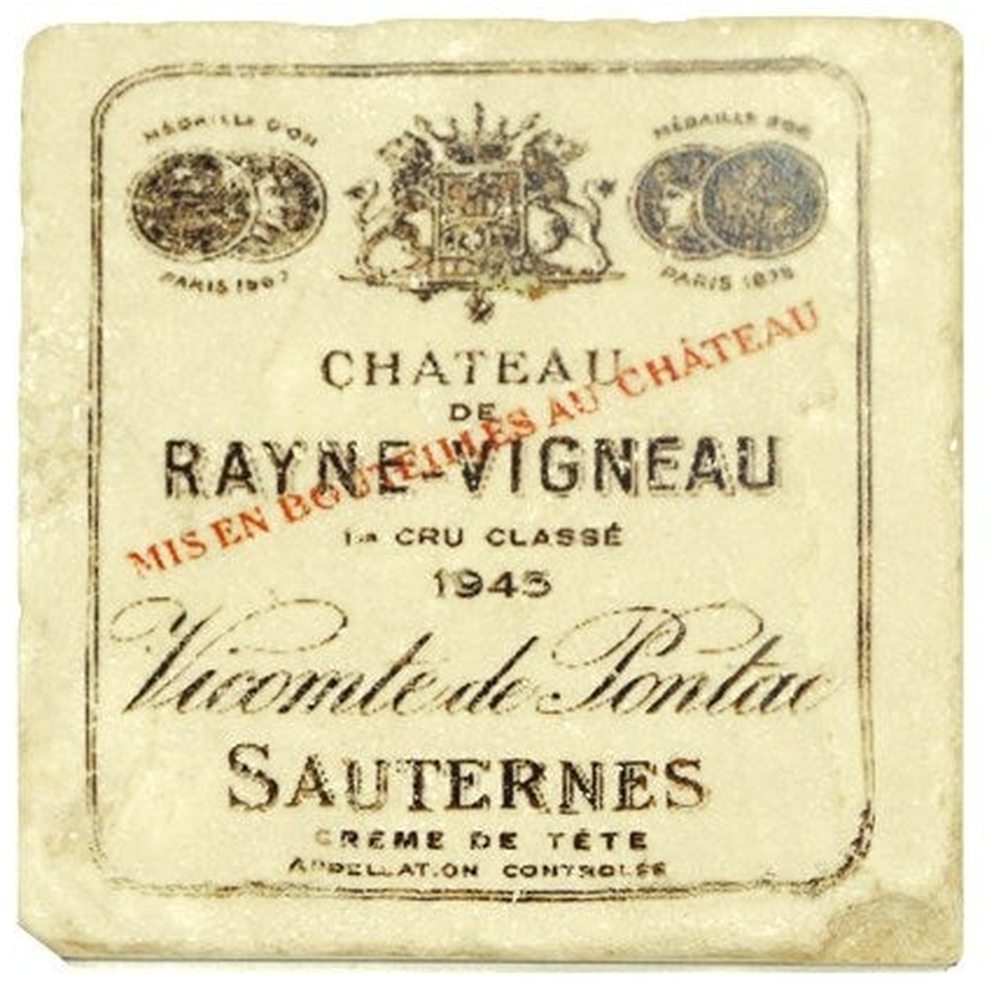 RAYNE VIGNEAU Set/4 Coasters 