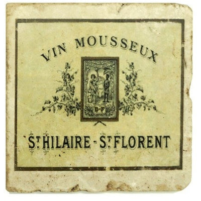 VIN MOUSSEUX Set/4 Coasters 