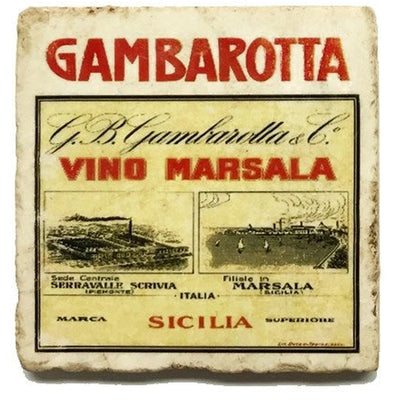 GAMBAROTTA Set/4 Coasters 