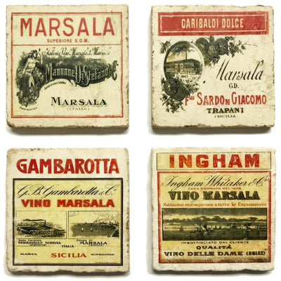 Marsala Series Set/4 Coasters 