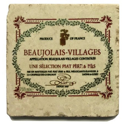 VILLAGES Set/4 Coasters 