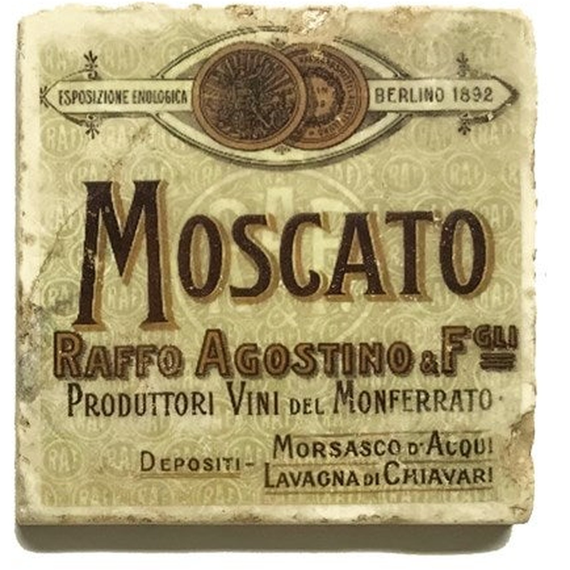 AGOSTINO Set/4 Coasters 