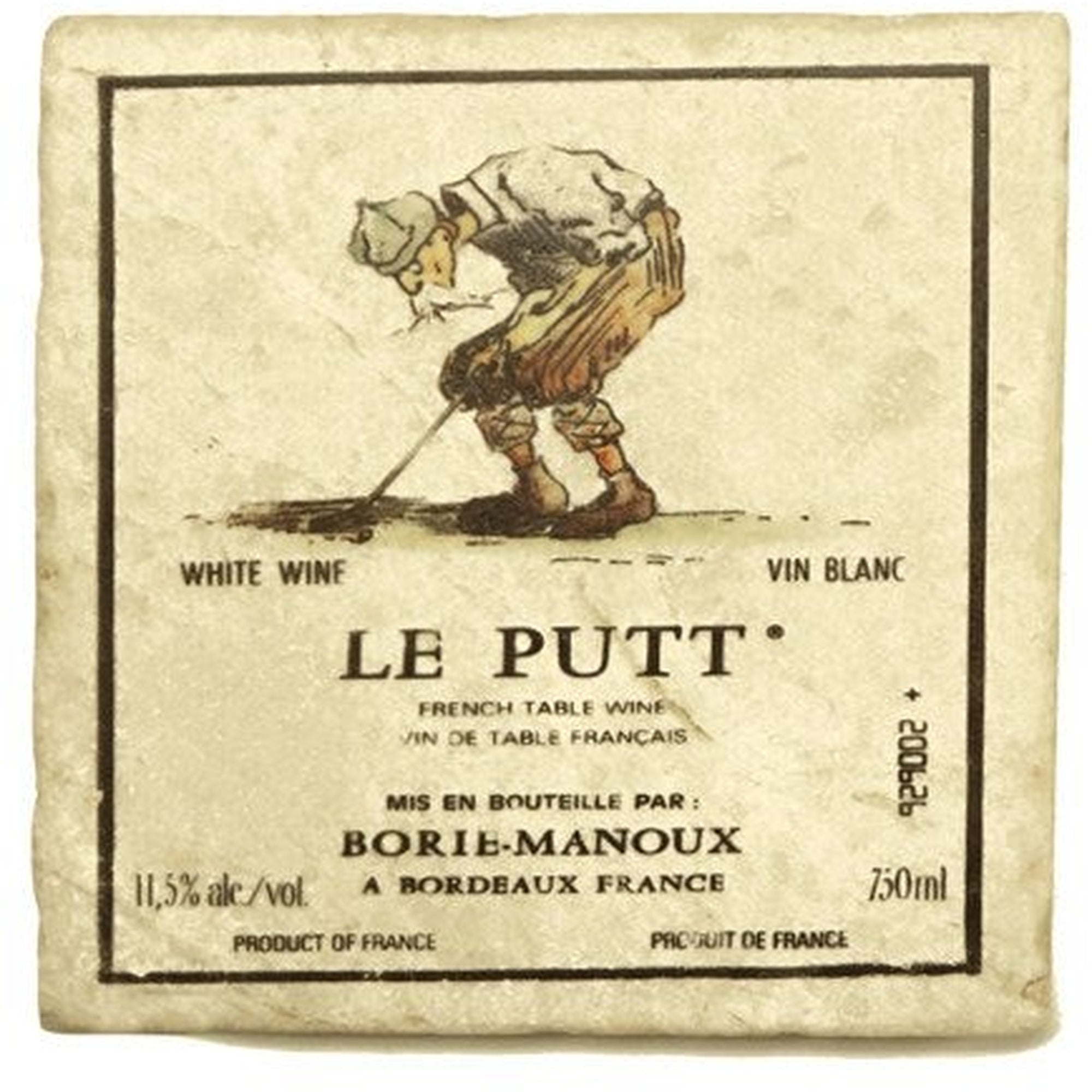 LE PUTT Set/4 Coasters 