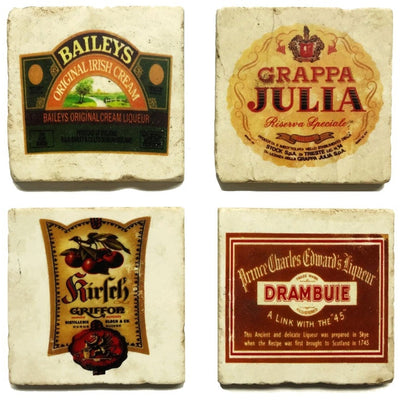 Aperitif Series Set/4 Coasters 