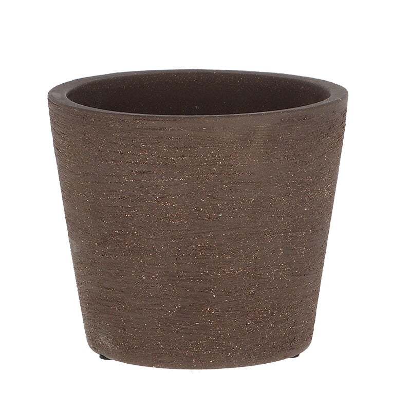 Flower Pot Unglazed Brown 6 in 