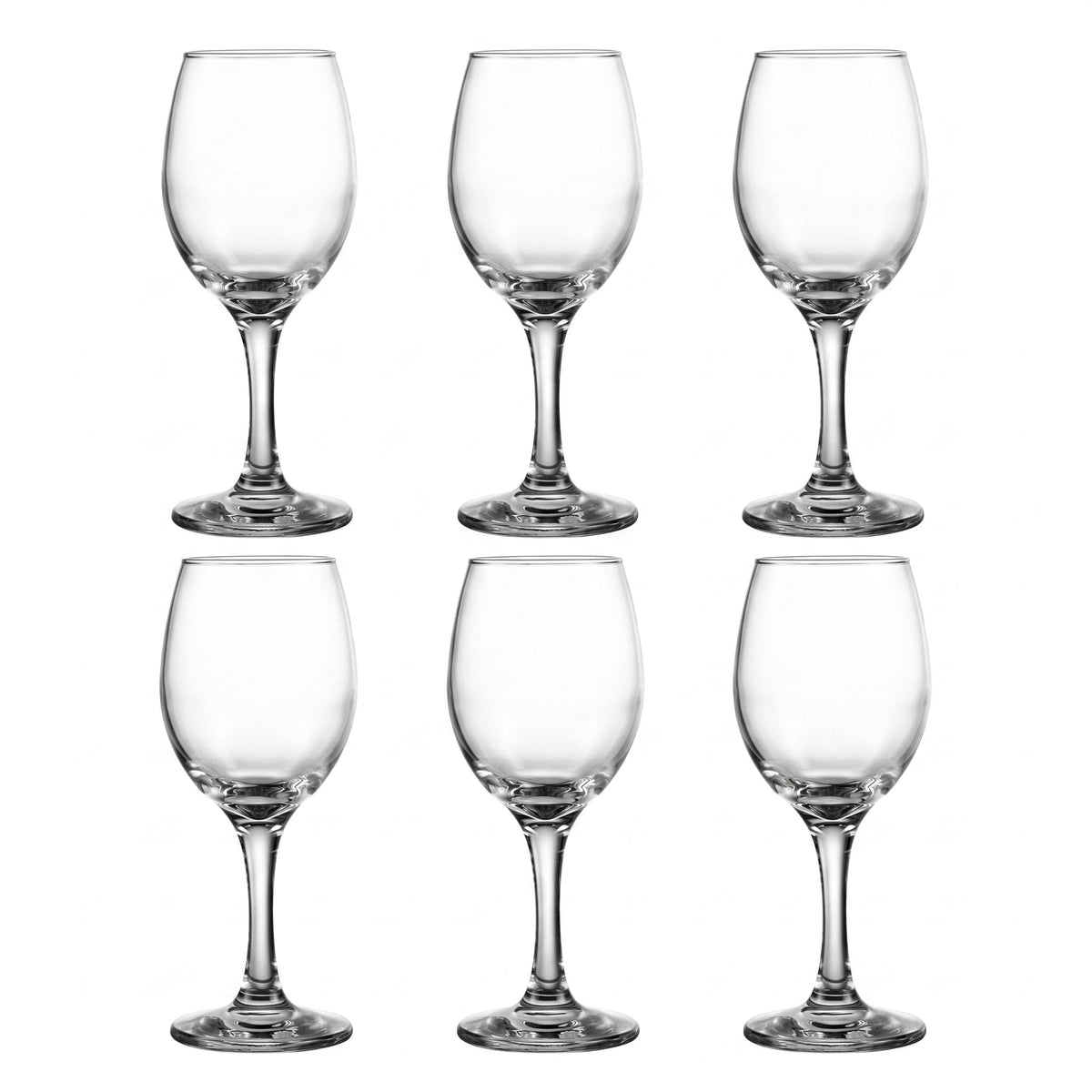 Wine Glasses, Set of 6, 310 ml (10.5 oz) Goblets – Maldive