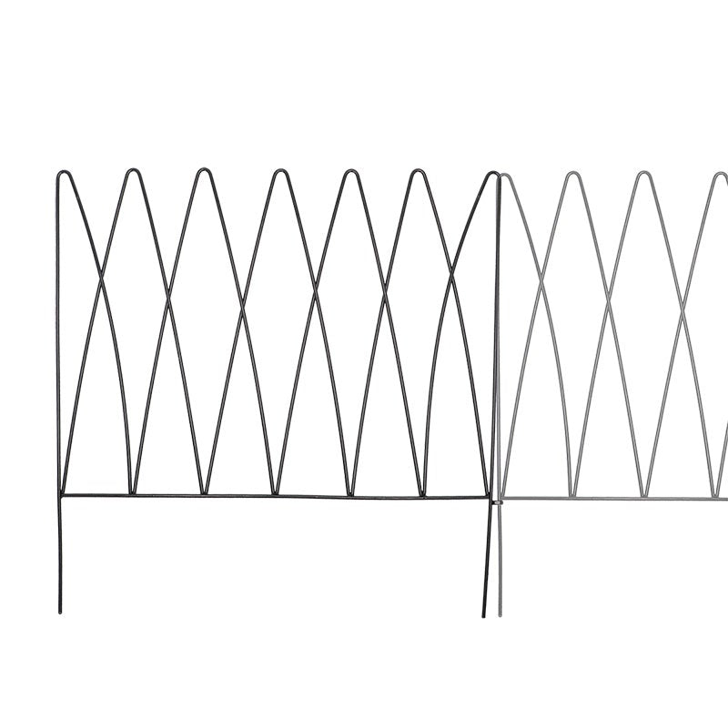 Garden Border Fence Metal Waves 