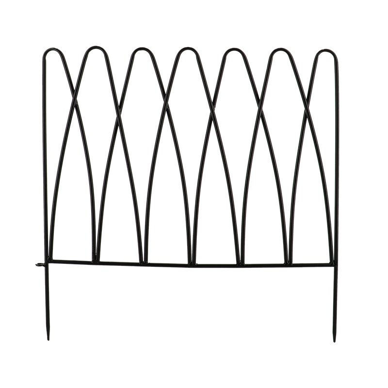 Garden Border Fence Metal Waves 