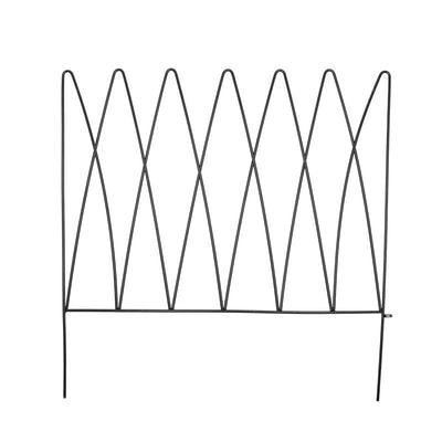 Garden Border Fence Metal Waves 