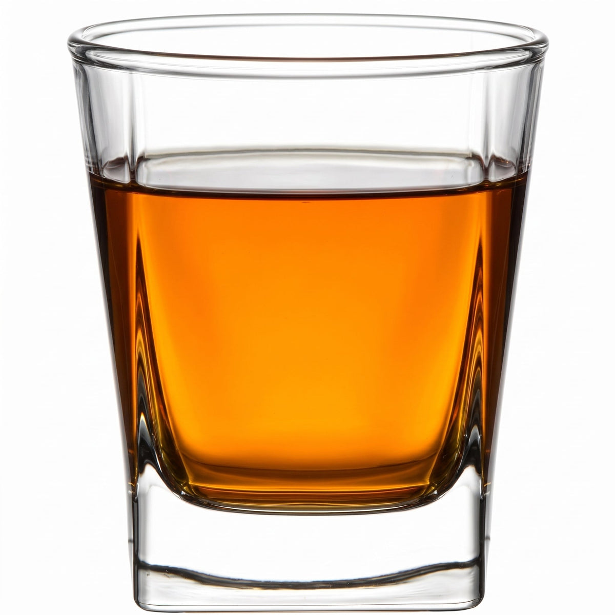 Whiskey Glasses, Set of 6, 310 ml (10.5 oz) Square Rocks Glasses – Carre