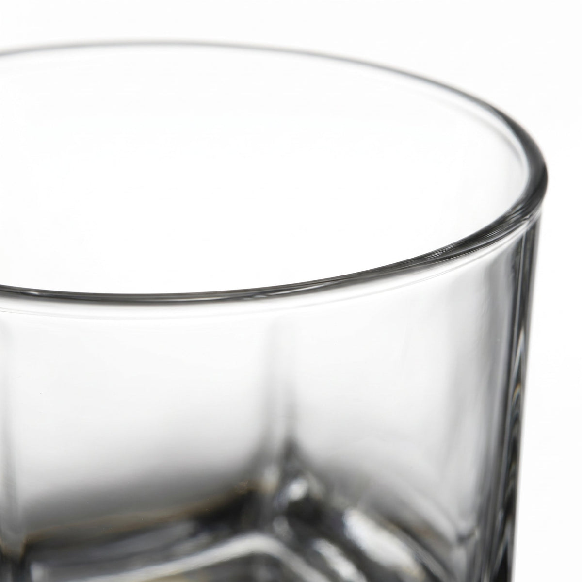 Whiskey Glasses, Set of 6, 310 ml (10.5 oz) Square Rocks Glasses – Carre