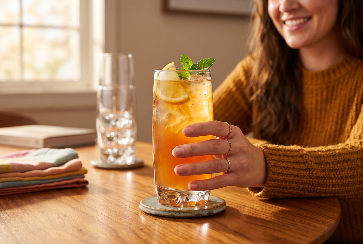 Highball Glasses, Set of 6, 387 ml (13.1 oz) Tall Drinking Glasses – Sylvana