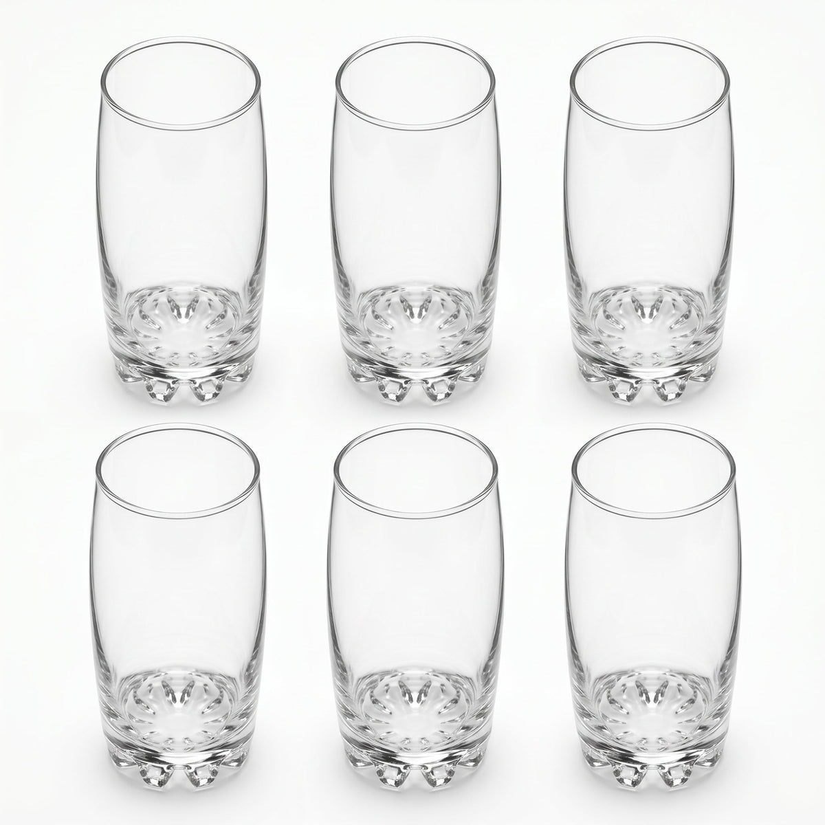 Highball Glasses, Set of 6, 387 ml (13.1 oz) Tall Drinking Glasses – Sylvana