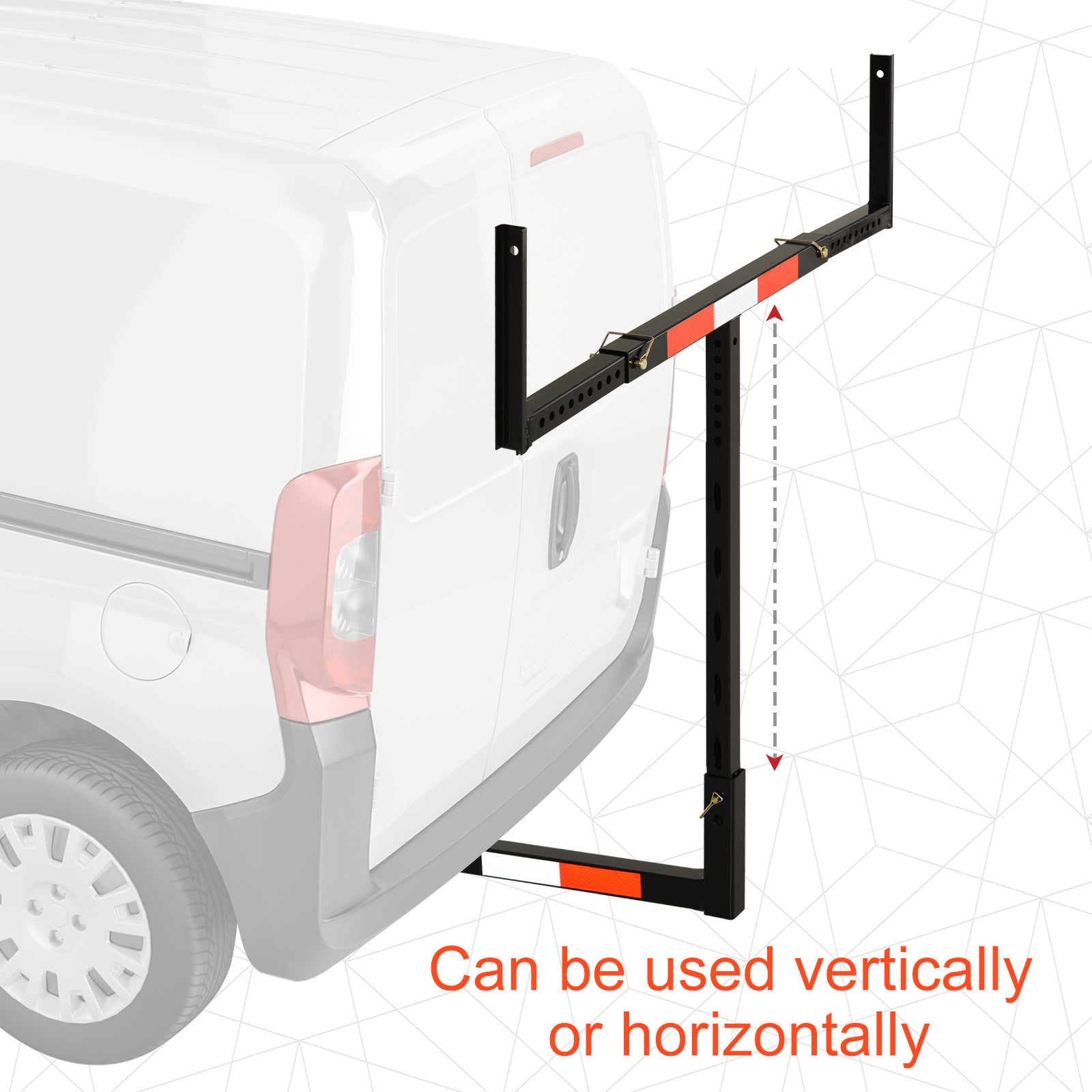 Soozier Truck Bed Extender with Adjustable Width Height for Ladder Rack Canoe Kayak Long Pipes Lumber 