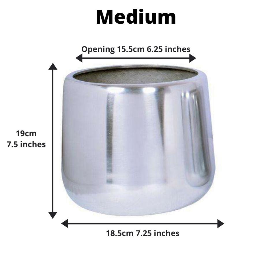 Paola - Brass Floor Planter (Multiple Sizes) 