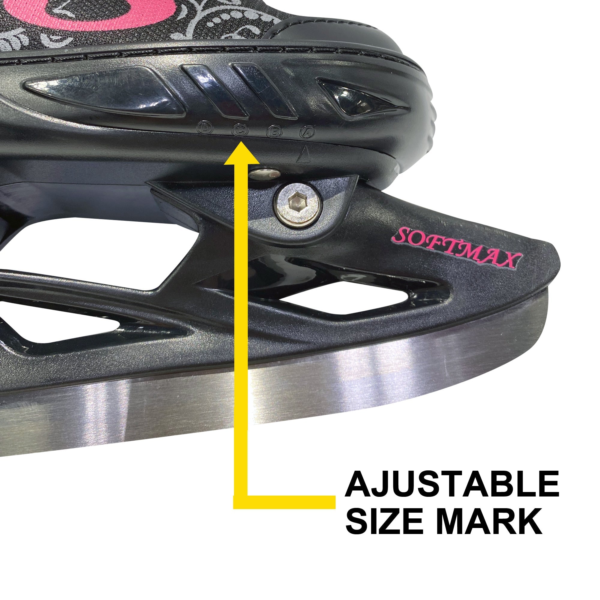 PATIN À GLACE SOFTMAX AJUSTABLE POUR ENFANT *Populaire 