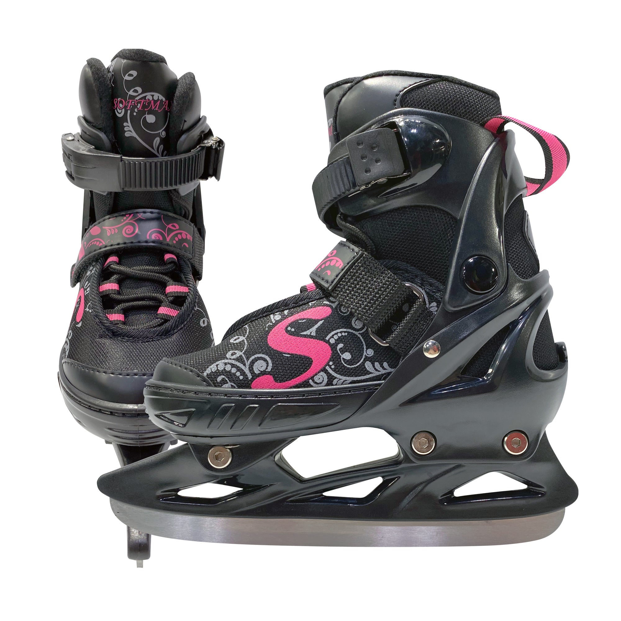 PATIN À GLACE SOFTMAX AJUSTABLE POUR ENFANT *Populaire 