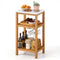 Patio Acacia Wood Storage Cabinet Patio Buffet Cabinet Bar Table