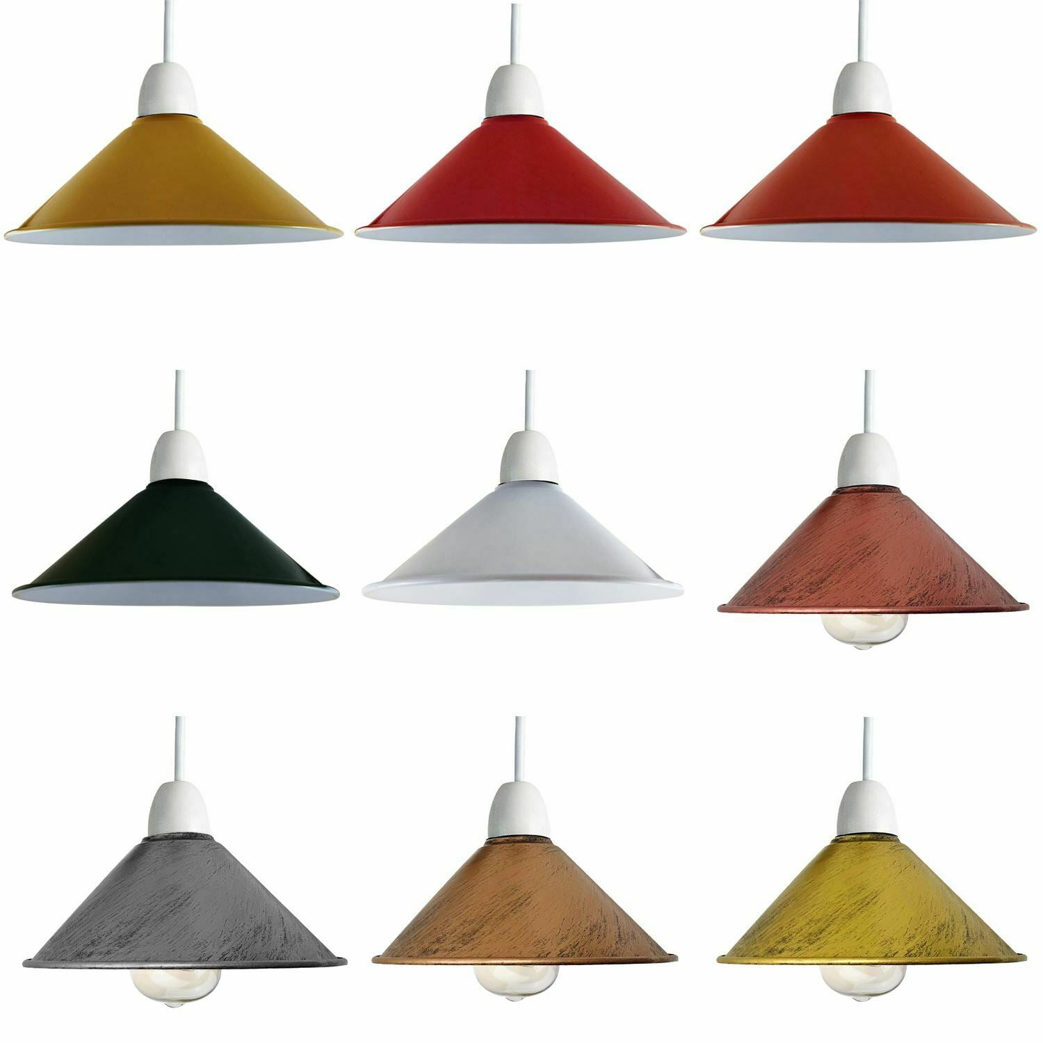 Retro Cone Pendant Lamp Shade~1111