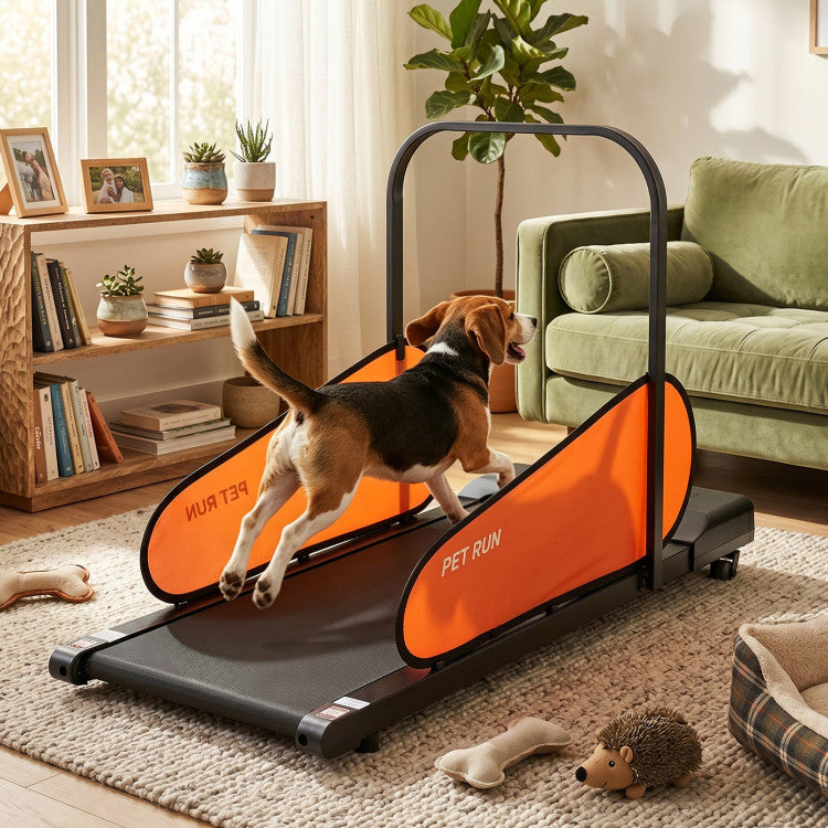 Pet Treadmill with LED Display, Remote Control & Adjustable Speed for Small & Medium Dogs