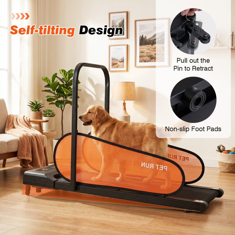 Pet Treadmill with LED Display, Remote Control & Adjustable Speed for Small & Medium Dogs