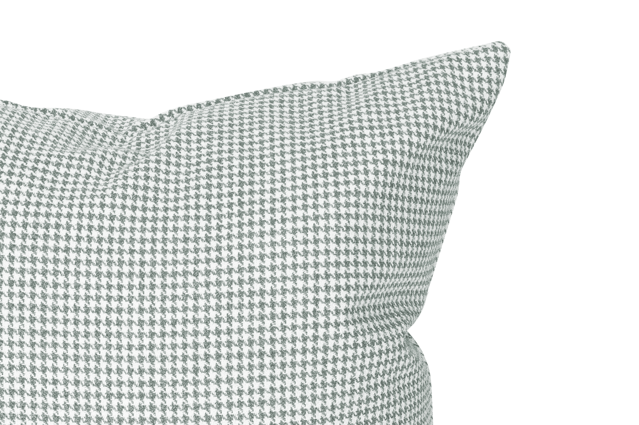 Pewter Houndstooth Cushion Cover 