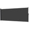 Outsunny 13' x 6' Retractable Side Awning, Outdoor Privacy Screen for Garden, Hot Tub, Balcony, Terrace, Pool, Black