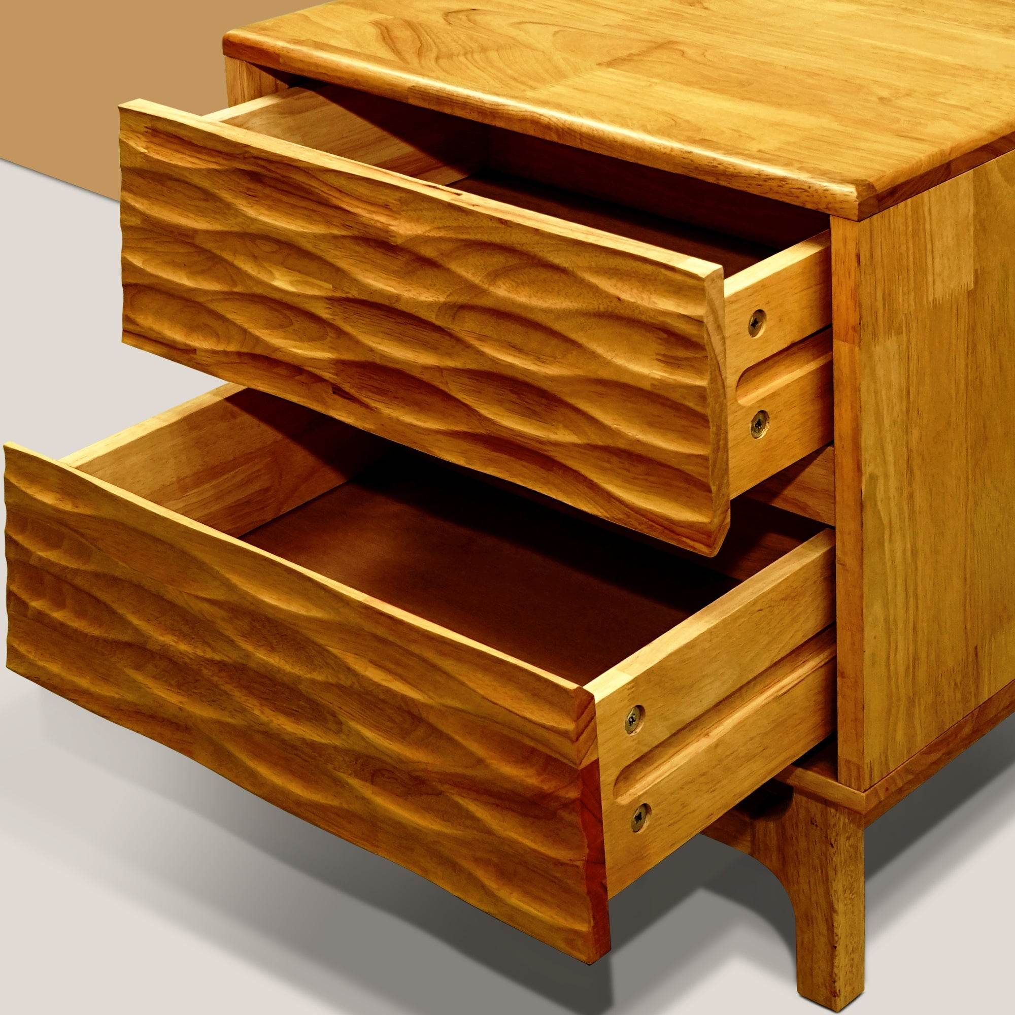 Elara Nightstand with 2 Drawers 