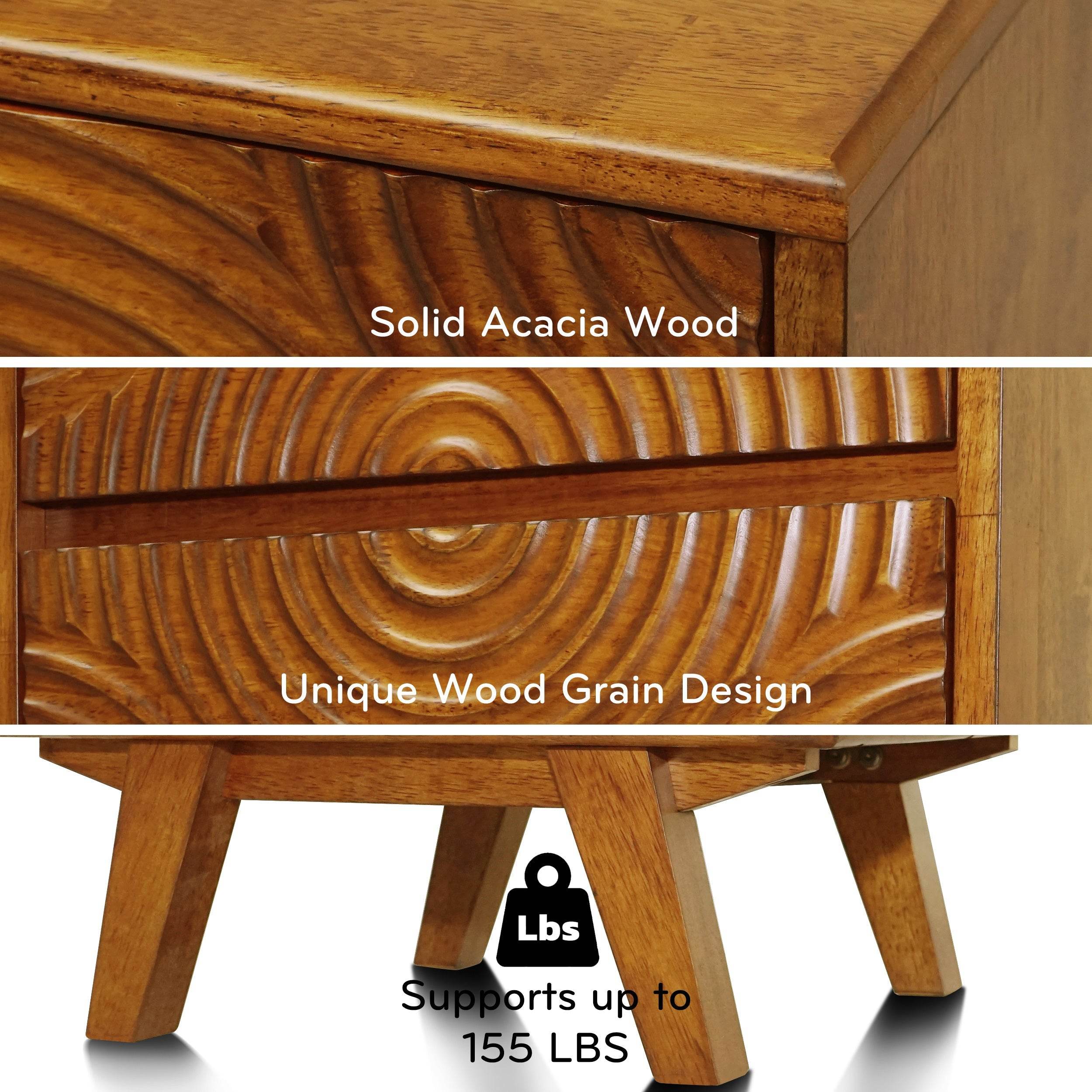 Harmony Nightstand with 2 Drawers 