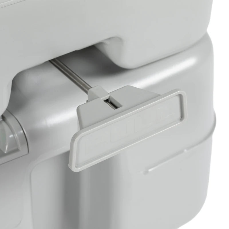 Porta Potty, 5.3 Gallon Portable Toilet with Level Indicator and Anti-Leak Pump for Camping, Boating, Hiking, Travel, RV