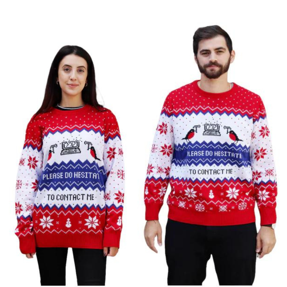 Couple - Please Do Hesitate To Contact Me Sweater 