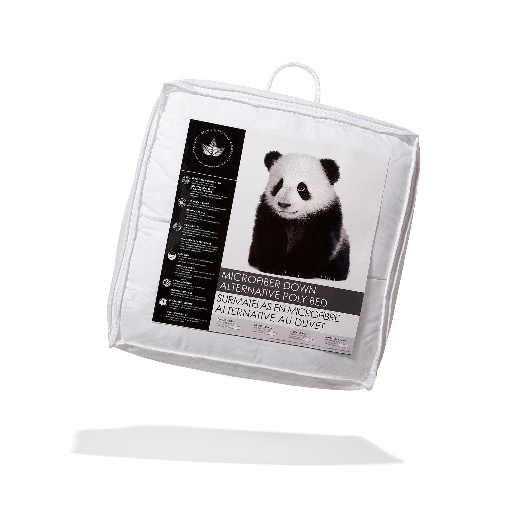 Microfiber Down Alternative Poly Bed 
